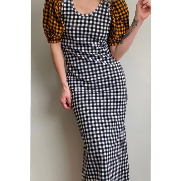 Kenzo 2019 Gingham Seersucker Dress - Picture 7 of 10